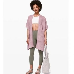 Lululemon Find‎ Your Light Wrap Vintage Mauve Poncho Cardigan OS